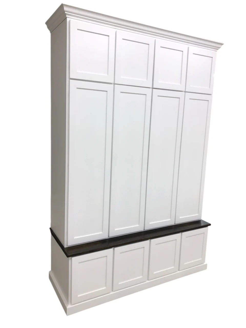 Ashville Entryway Shoe Storage Bench | Custom Mudroom Hall Tree with Drawers, Cubbies & Hooks | Solid Wood Entryway Furniture - Image 5