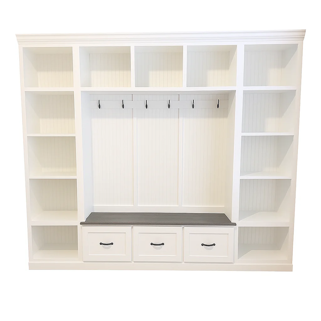 Atlanta Entryway Shoe Storage Bench | Standing Coat Rack | Entryway Furniture | Shoe Cabinet | Mudroom Bench | Hall Tree - Image 13