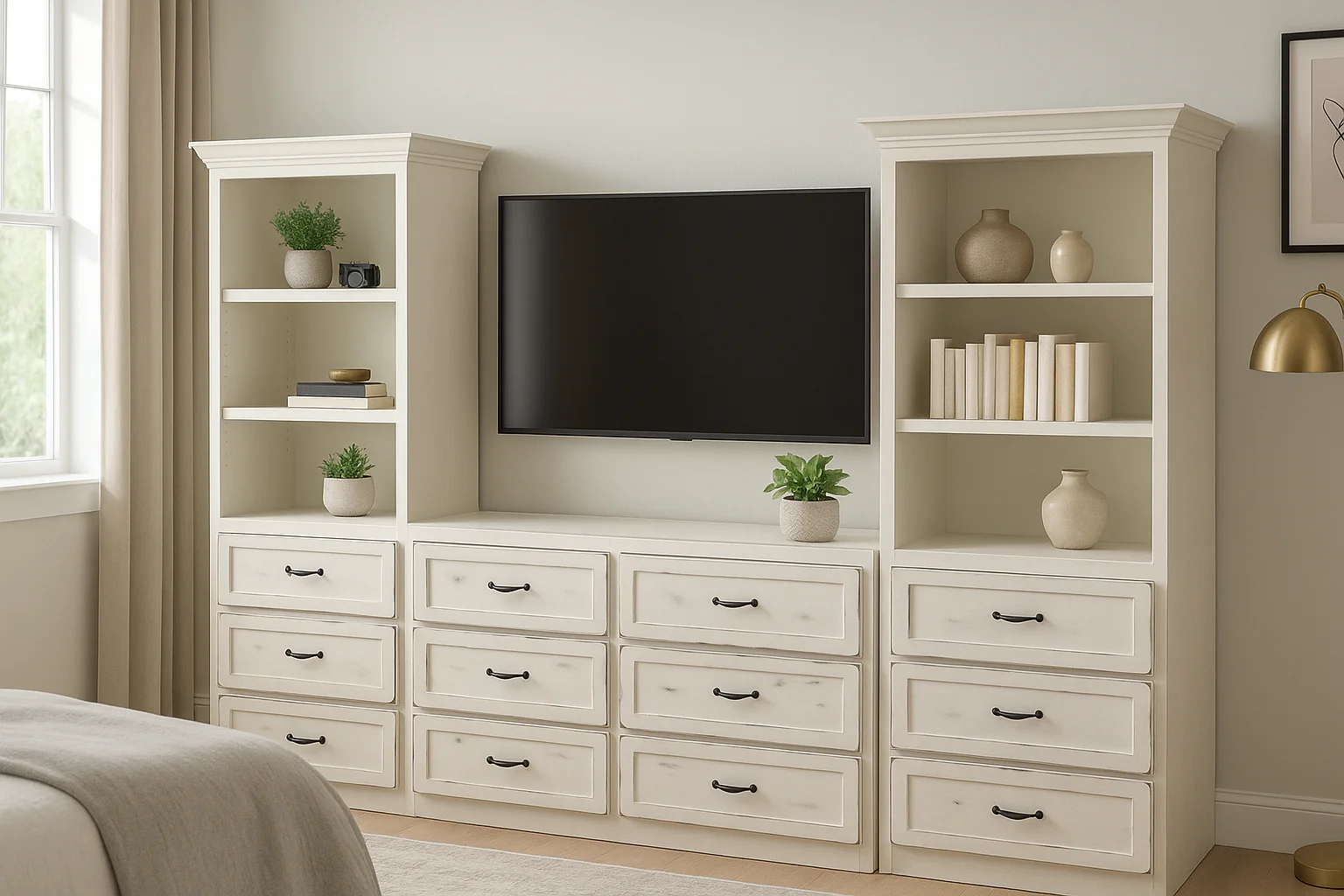 Augusta Bedroom Storage Furniture | Bookcase, Drawers, Dresser & TV Stand | Griffin Furniture USA - Image 11