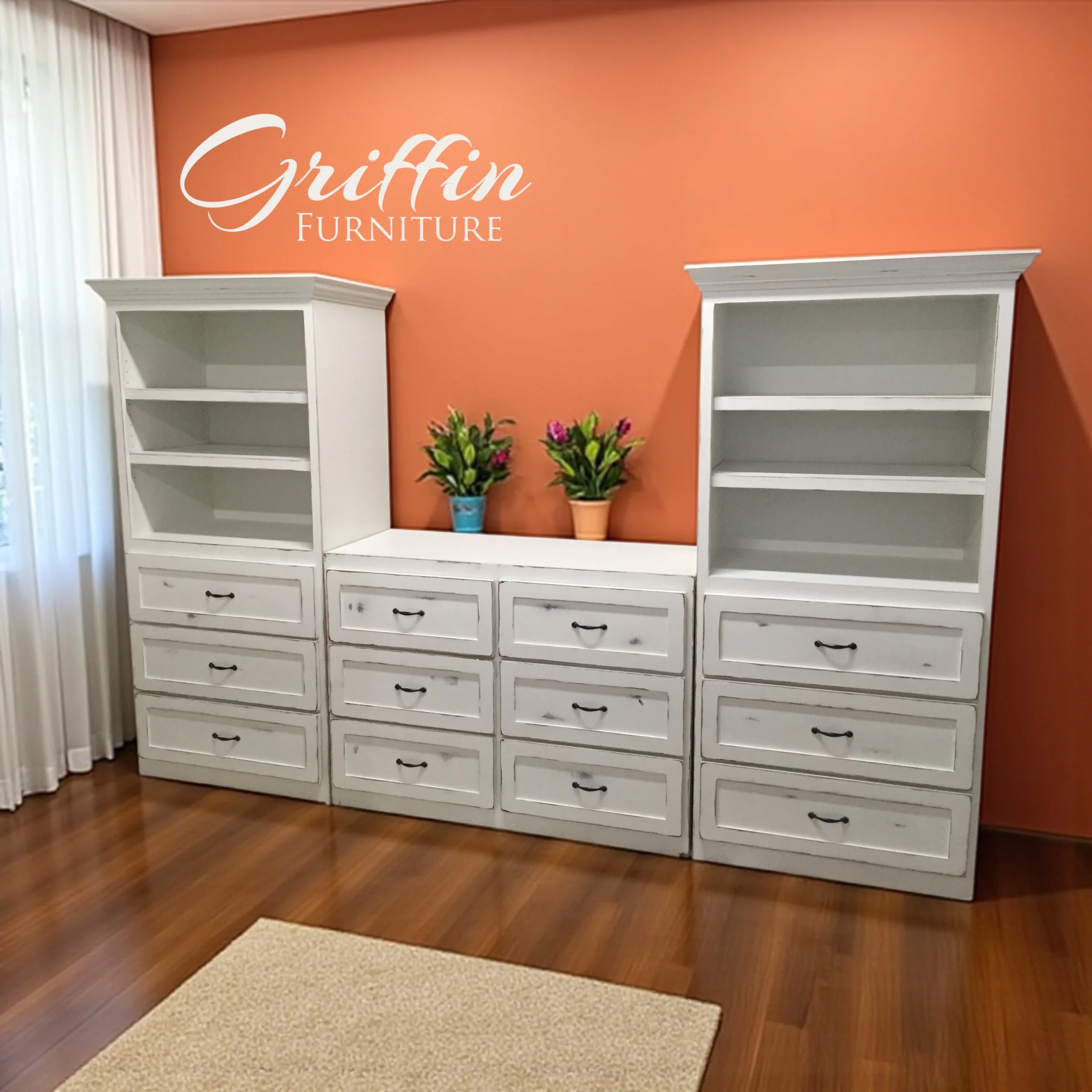 Augusta Bedroom Storage Furniture | Bookcase, Drawers, Dresser & TV Stand | Griffin Furniture USA - Image 8