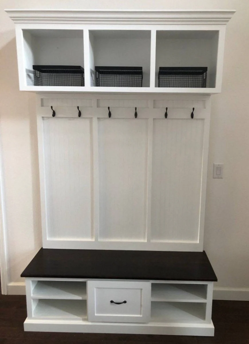 Birmingham Entryway Shoe Storage Bench with Coat Rack | Hall Tree & Mudroom Bench – Custom Wood Furniture - Image 4
