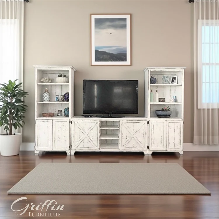 Bradenton Entertainment Center | TV Stand & Media Console | Custom Living Room Furniture with Storage - Image 7