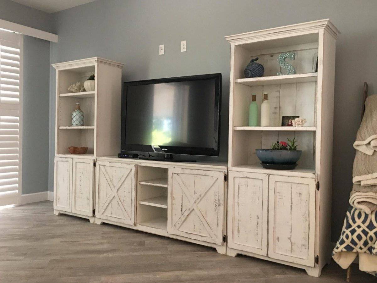 Bradenton Farmhouse Entertainment Center |TV Stand | Media Console | Living Room Furniture - Image 4