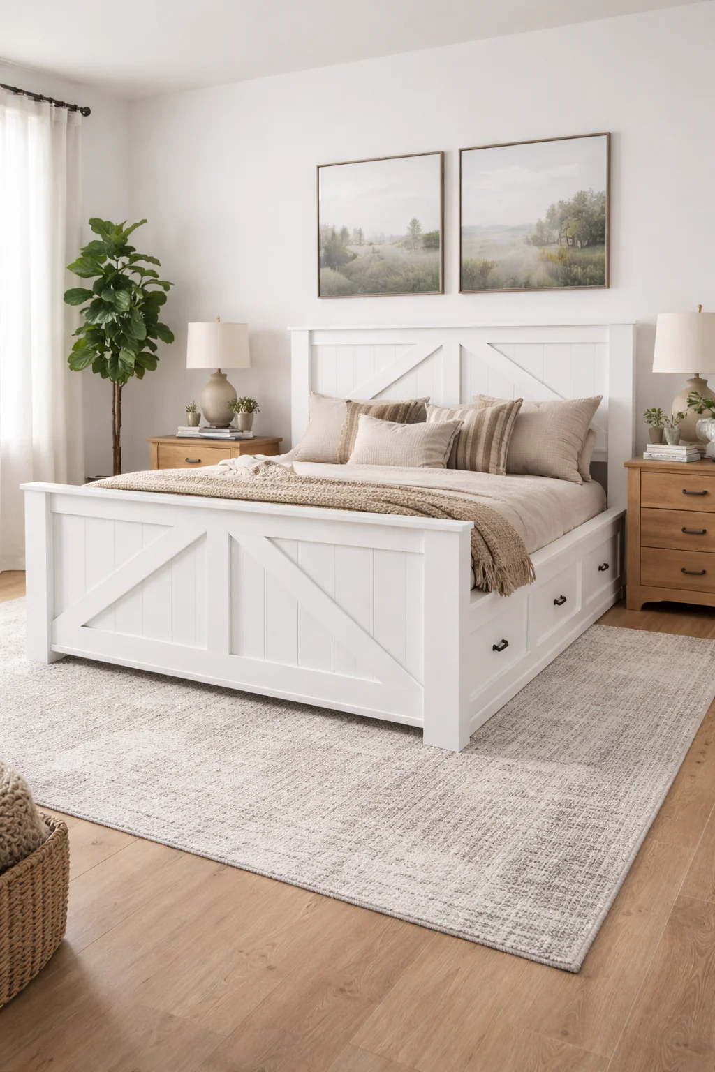 Brooklyn Custom Wood Bed Frame with Storage Drawers | All Bed Sizes | Handmade & Ships Free Nationwide - Image 7