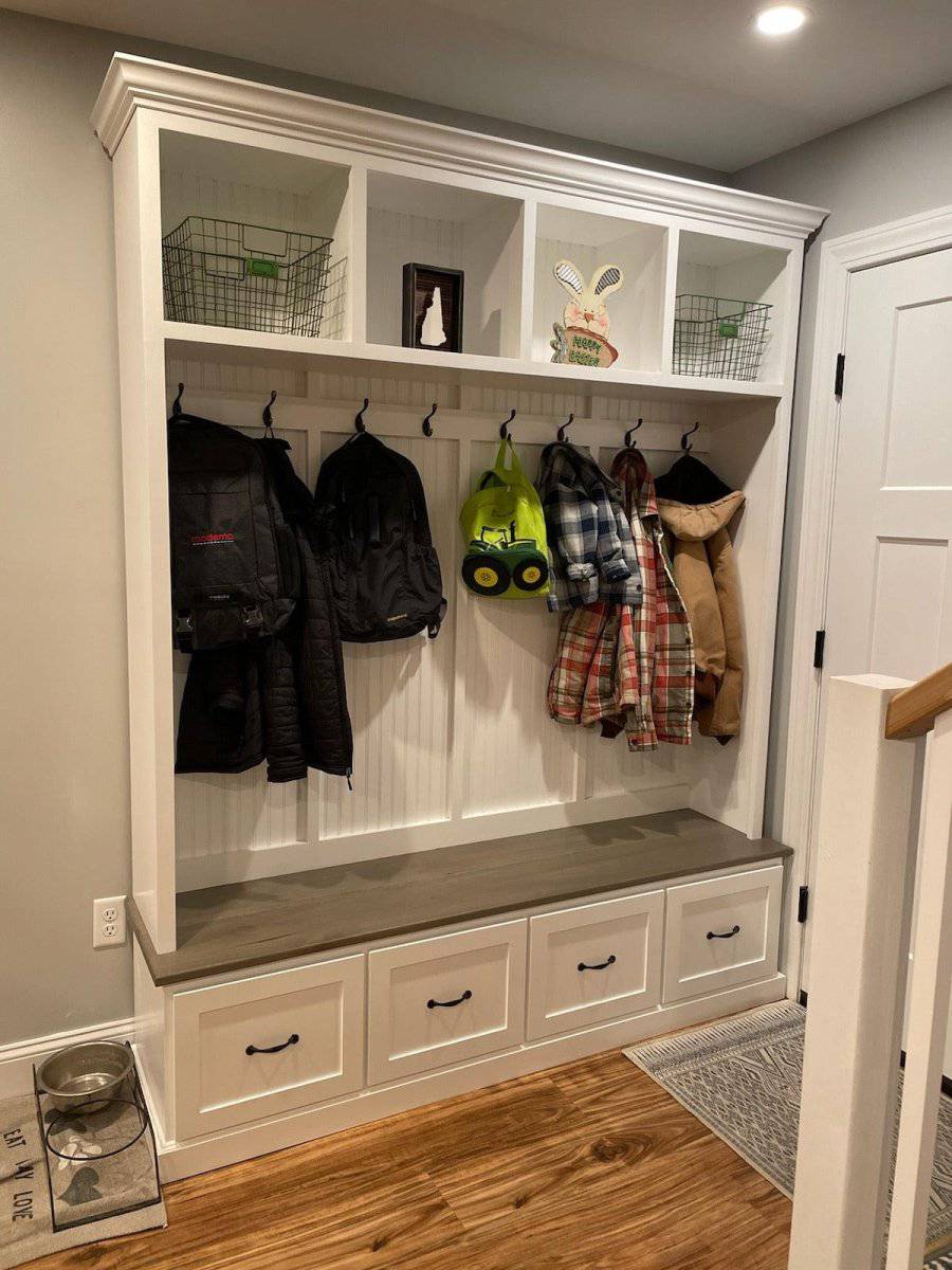 Georgia Hall Tree – Custom Entryway Bench, Mudroom Storage, Shoe Organizer & Coat Rack (Handcrafted Solid Wood) - Image 11