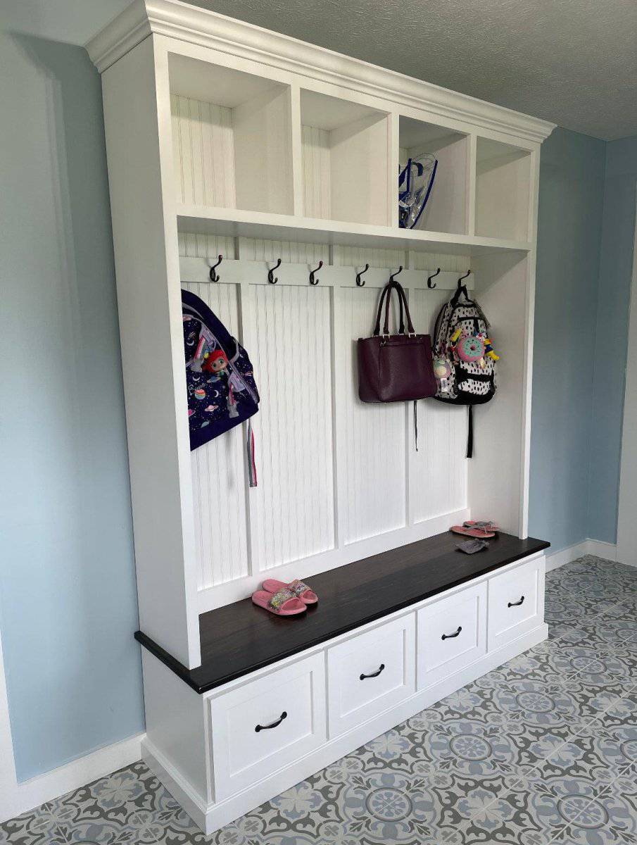 Georgia Hall Tree – Custom Entryway Bench, Mudroom Storage, Shoe Organizer & Coat Rack (Handcrafted Solid Wood) - Image 12
