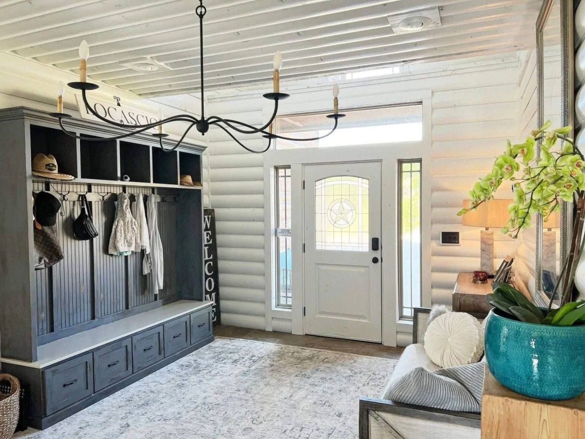 Georgia Mudroom Locker Bench – 5-Section Solid Wood Hall Tree with Shoe Storage | Custom Entryway Furniture & Coat Rack - Image 2