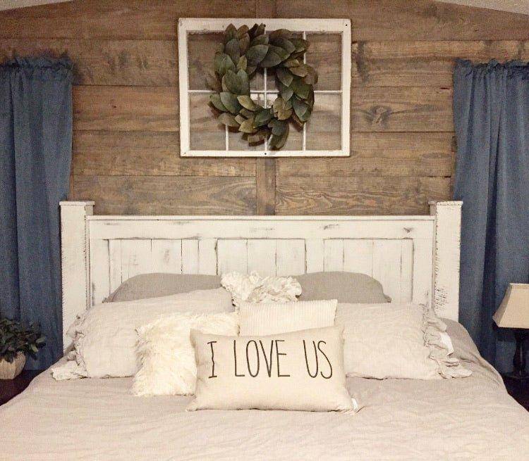 Griffin Custom Solid Wood Bed Frame | King & Queen Size | Handmade Farmhouse Bed | Rustic Bedroom Furniture - Image 3