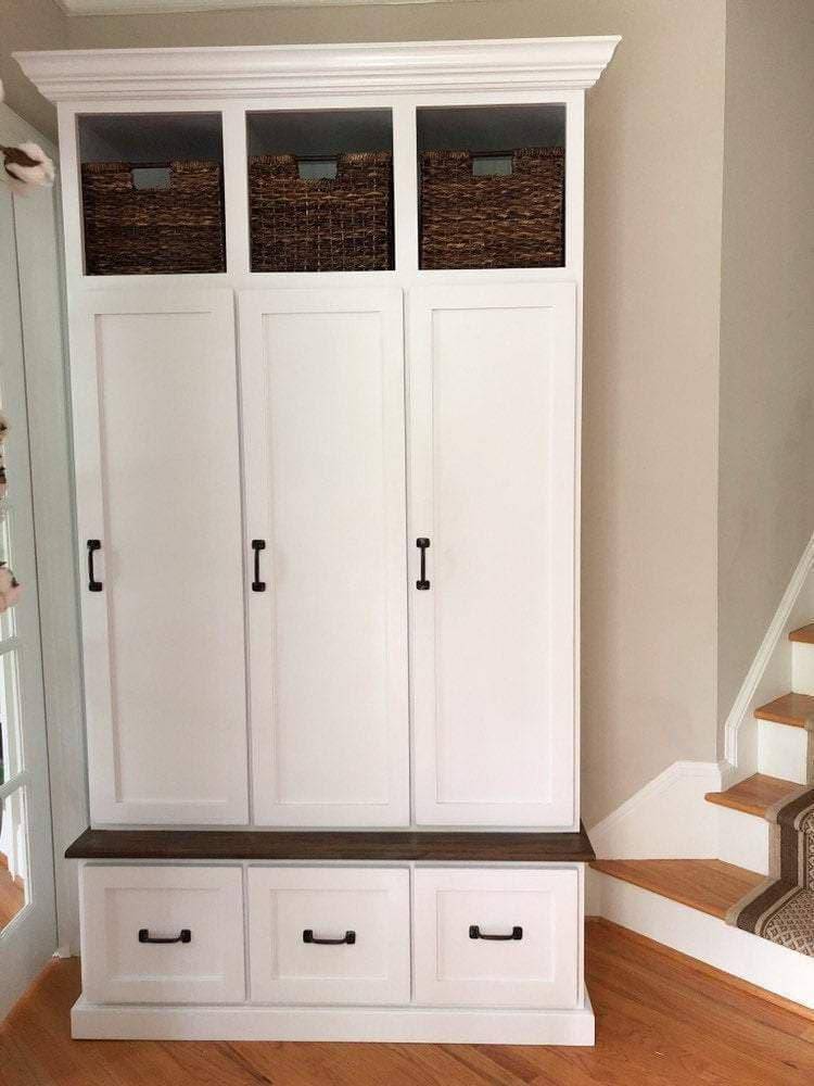 Maryland Locker Entryway Bench with Shoe Storage – Custom Mudroom Seating & Organization | Griffin Furniture - Image 8