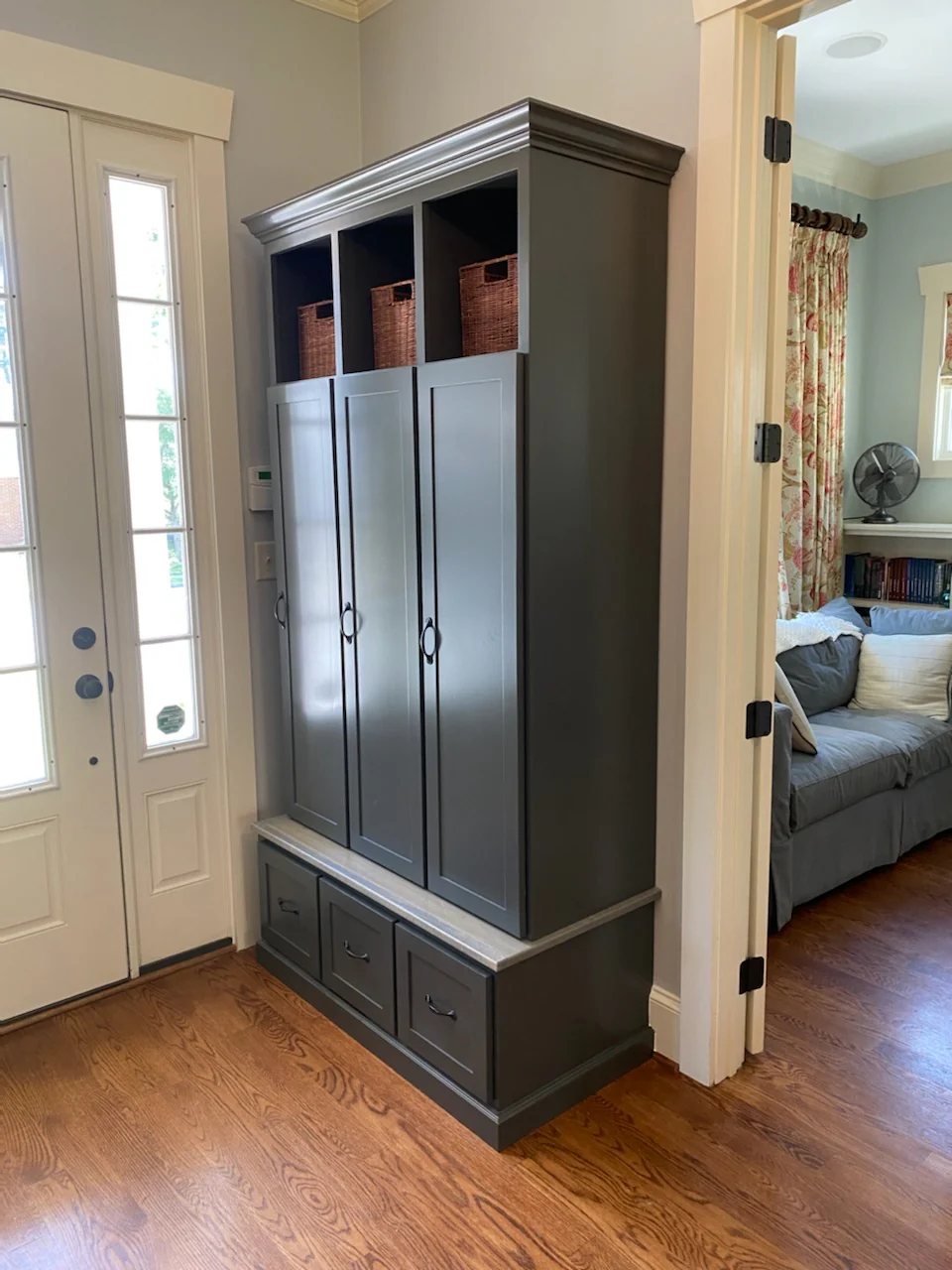 Maryland Locker Entryway Bench with Shoe Storage – Custom Mudroom Seating & Organization | Griffin Furniture - Image 5