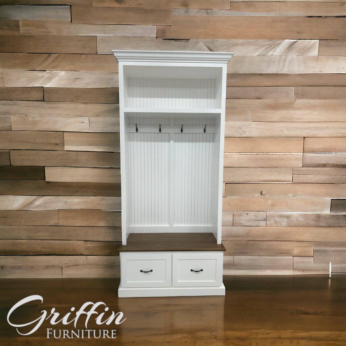 Nashville Customizable Mudroom Coat Rack with Bench & Storage Drawers - Image 8